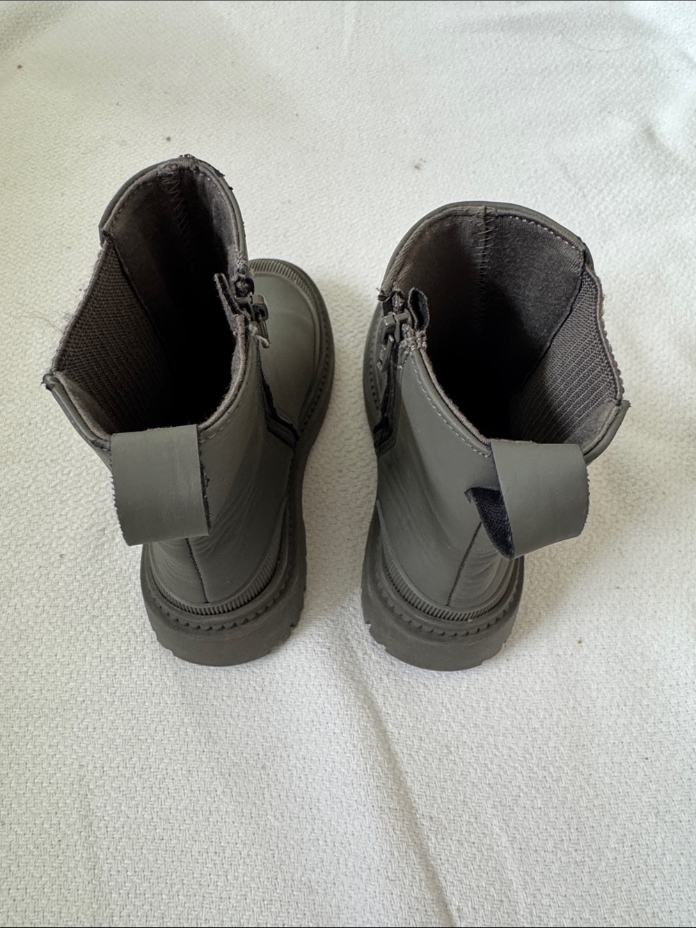 Zara Kids Dark Gray Pull-On Chelsea Boots - Picture 5 of 8